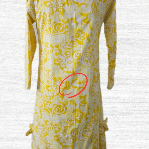 Vintage 1960s The Lilly Lilly Pulitzer Yellow White Shift Dress - Rare, Small - Picture 7 of 8